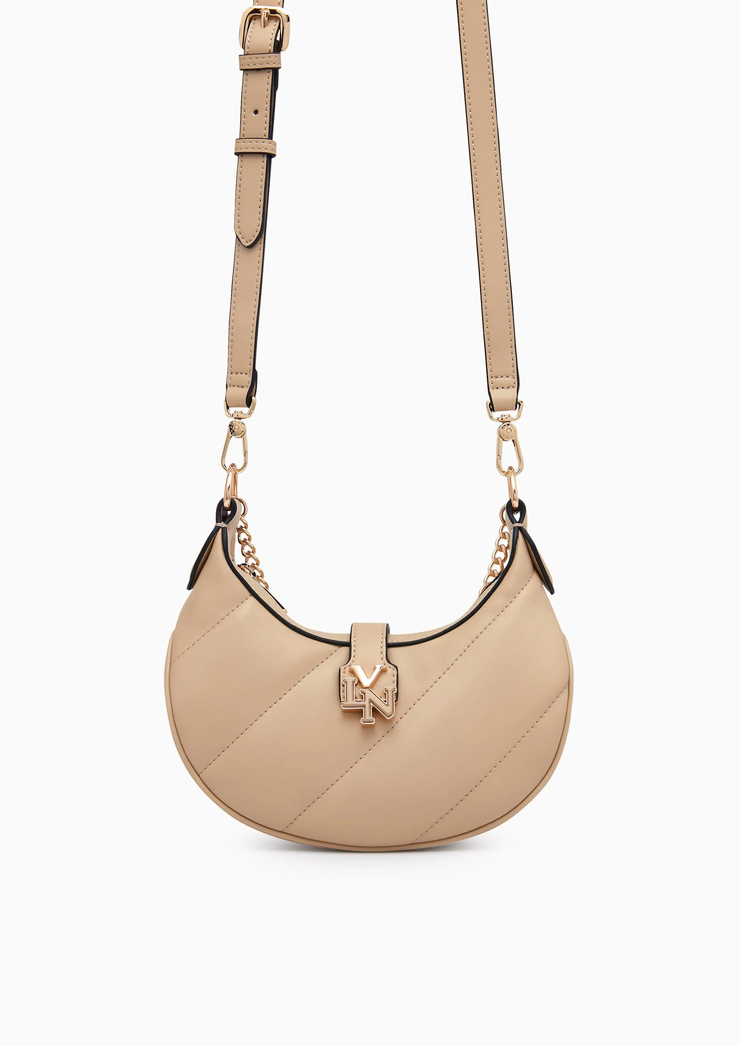 Amelia Mini Crossbody Bag Beige