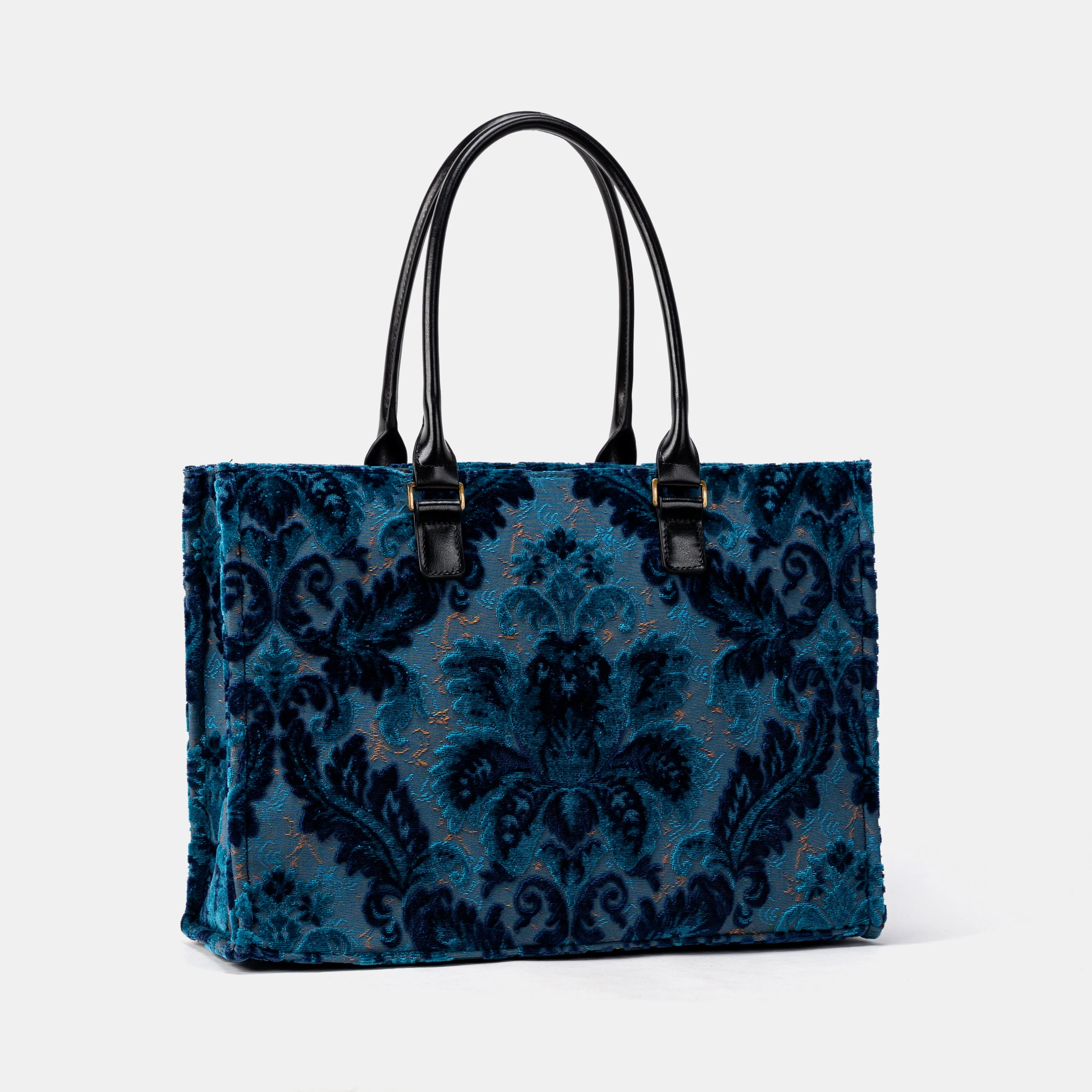 Burnout Velvet Revival Aqua Laptop Work Tote