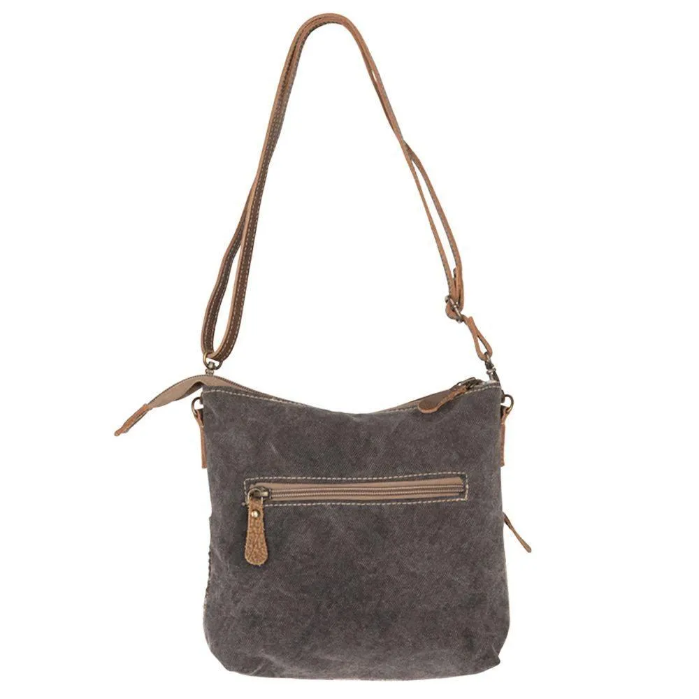 Coffee Canvas Small Crossbody