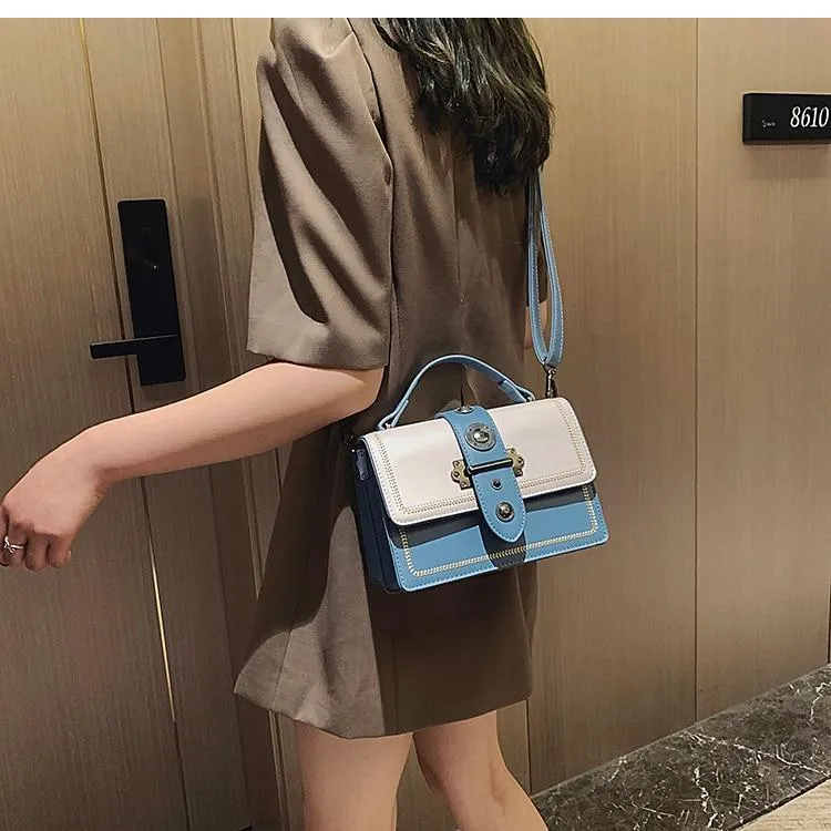 Elegant Rivet Shoulder Messenger Bag