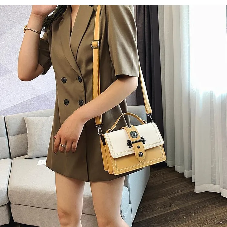 Elegant Rivet Shoulder Messenger Bag