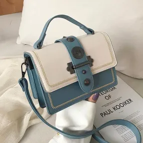 Elegant Rivet Shoulder Messenger Bag