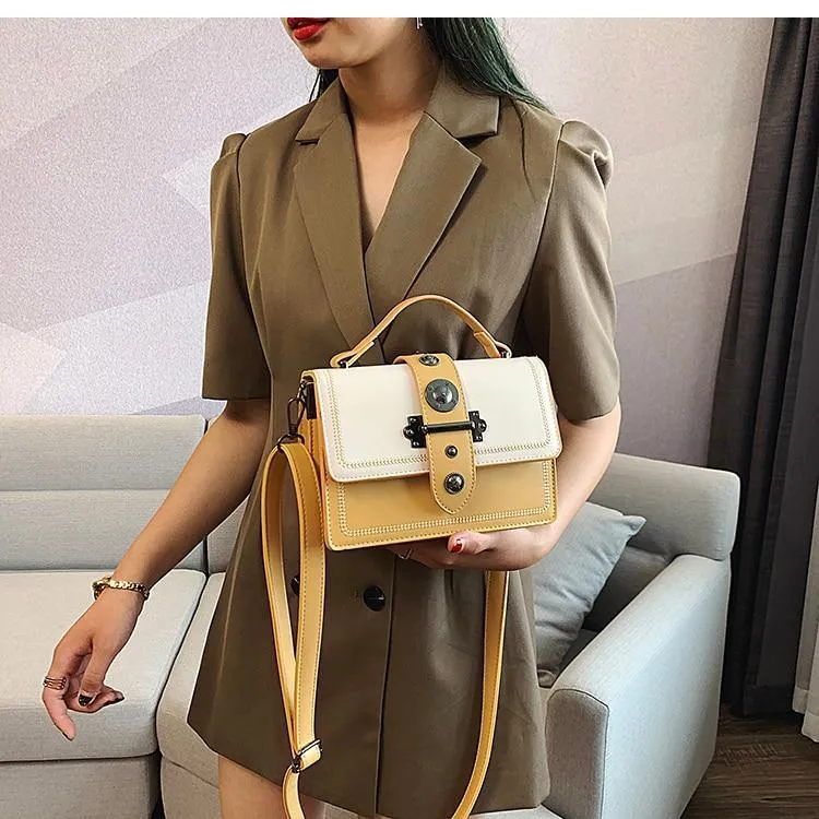 Elegant Rivet Shoulder Messenger Bag
