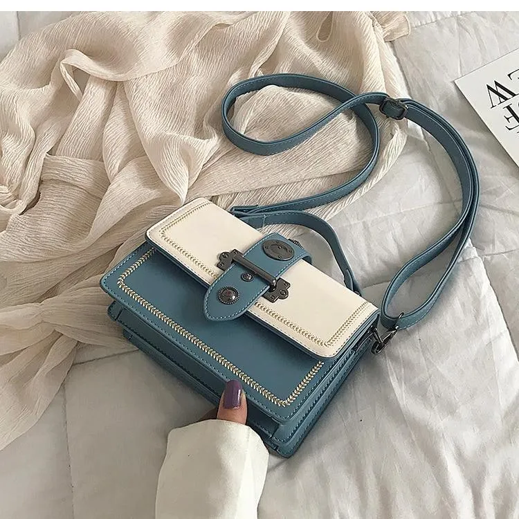 Elegant Rivet Shoulder Messenger Bag