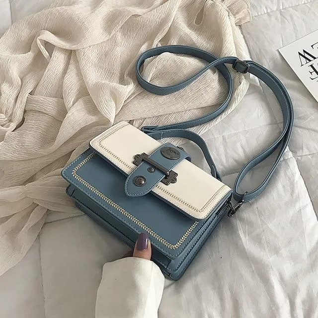 Elegant Rivet Shoulder Messenger Bag