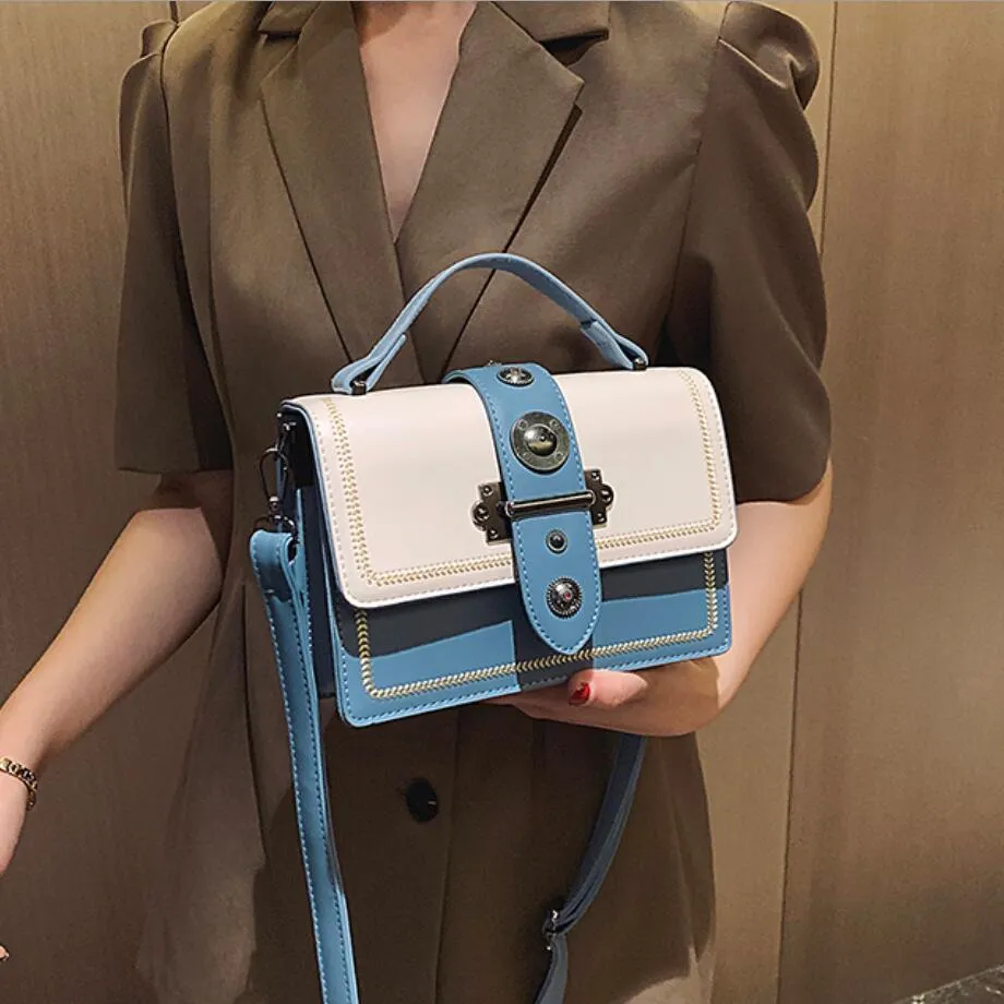 Elegant Rivet Shoulder Messenger Bag