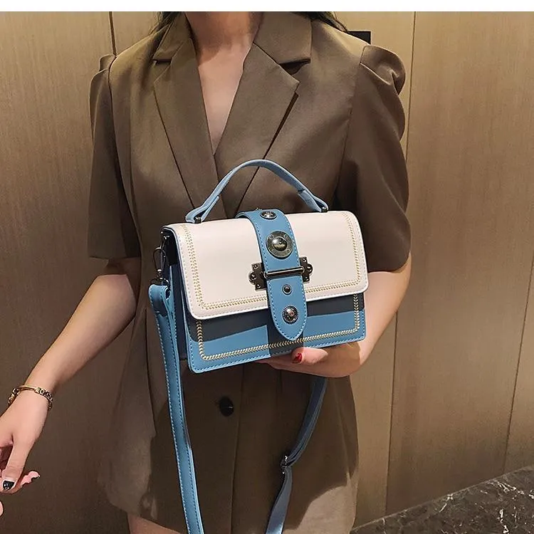 Elegant Rivet Shoulder Messenger Bag