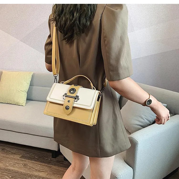 Elegant Rivet Shoulder Messenger Bag