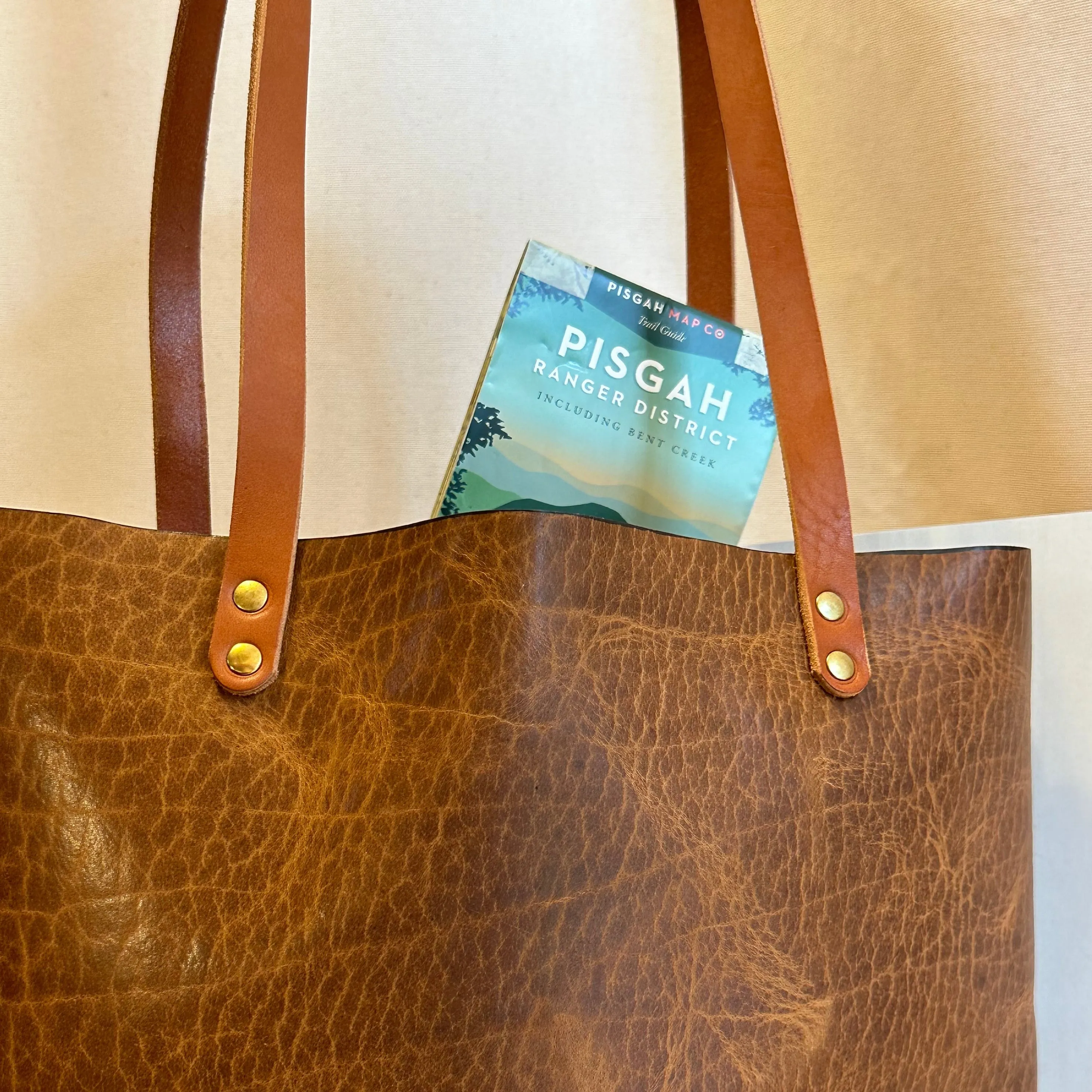 Glazed Bison EDC Leather Tote