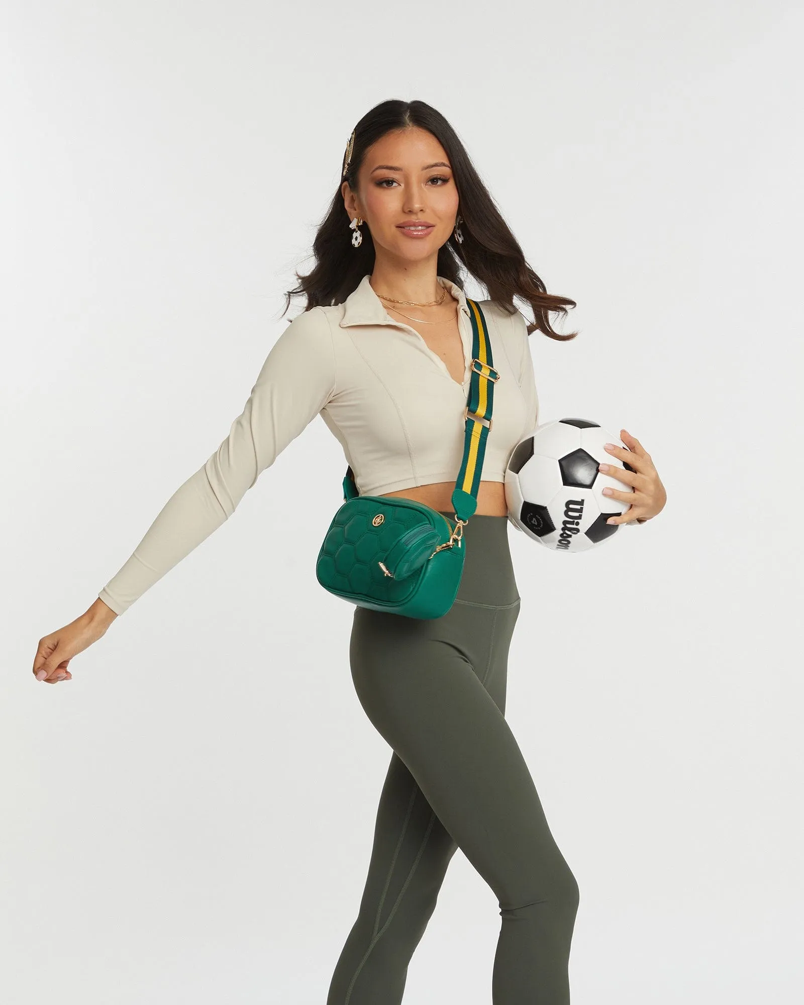 Green Selena Matildas Crossbody Bag