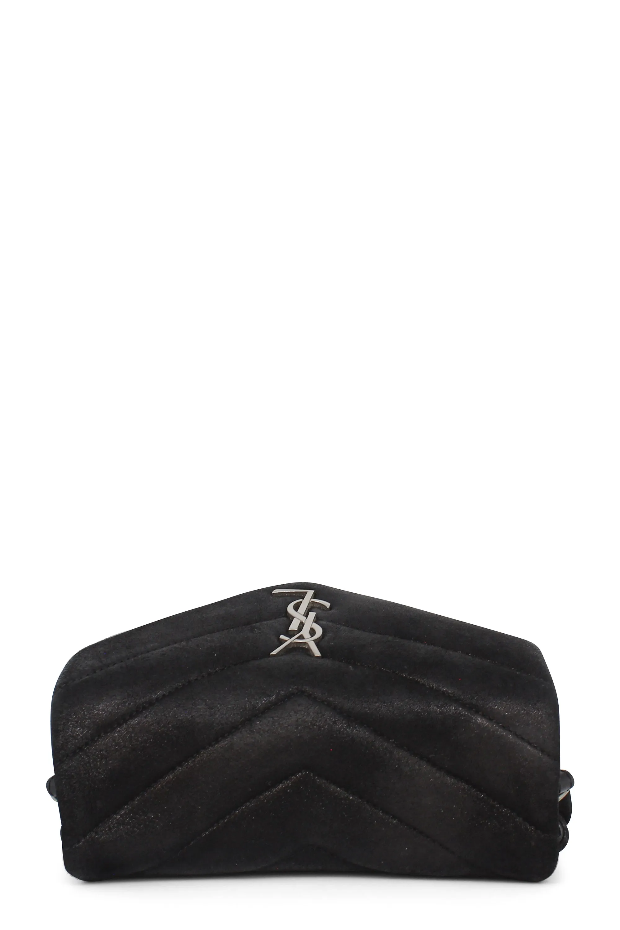 Loulou Toy Bag Black Glitter