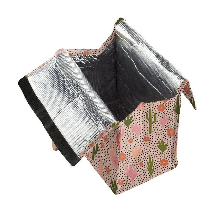 Lunch Satchel - Blooming Cacti by The Somewhere Co.