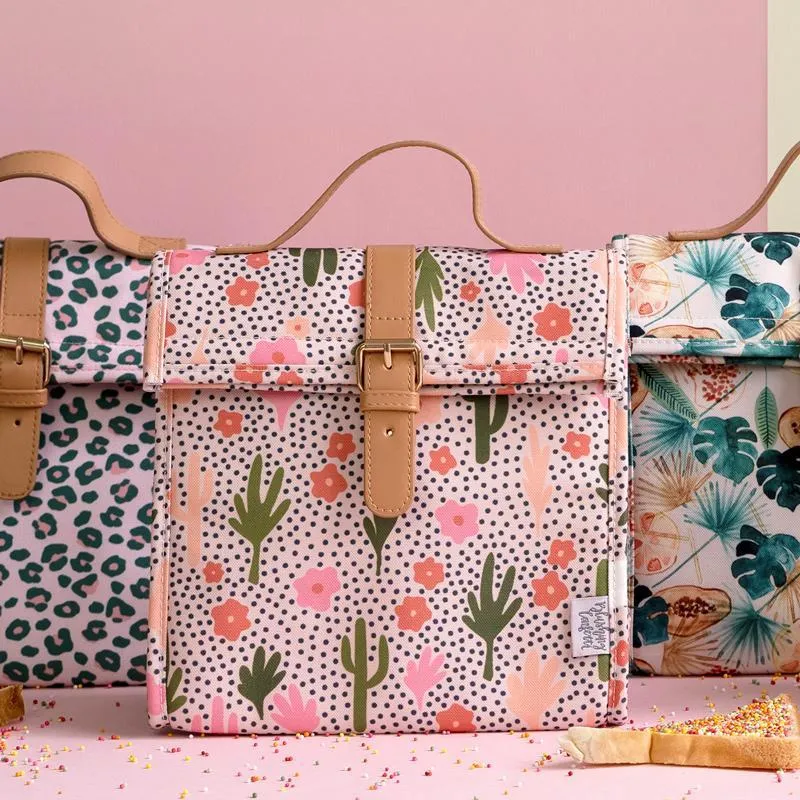 Lunch Satchel - Blooming Cacti by The Somewhere Co.