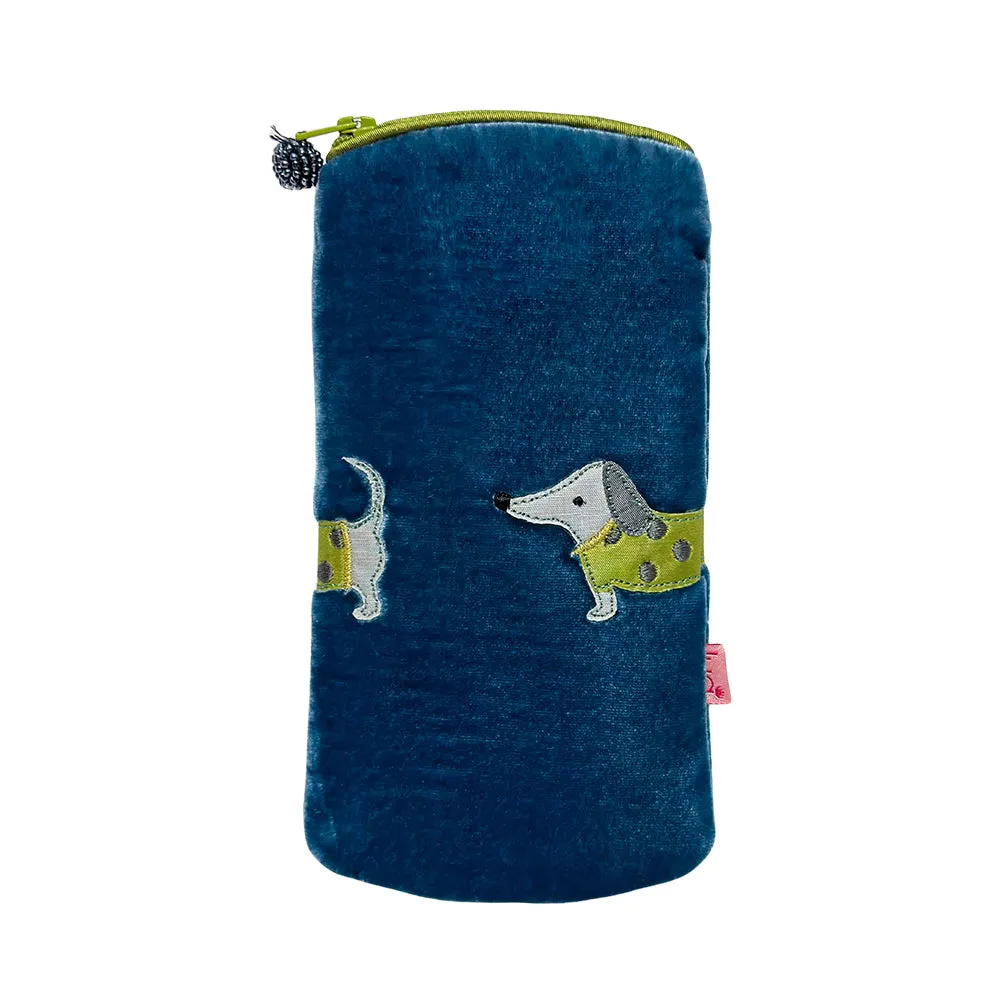 Sausage Dog Velvet Purses