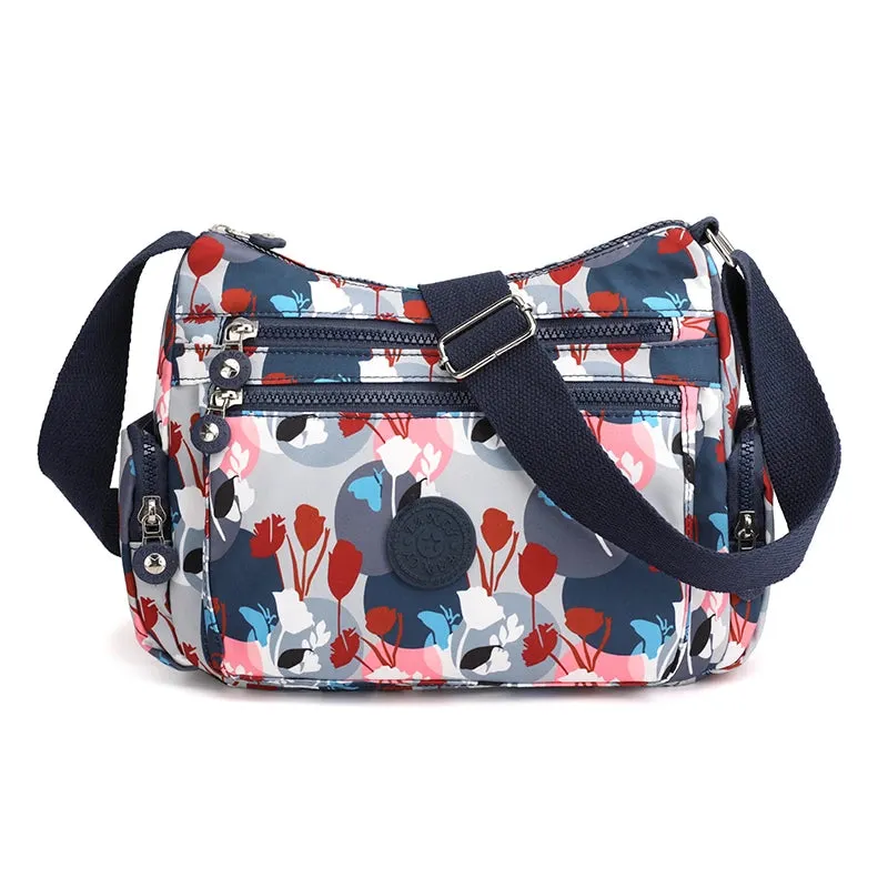 Women's Fashion Shoulder Crossbody Nylon Handbag Purse Waterproof Ladies Messenger Bag