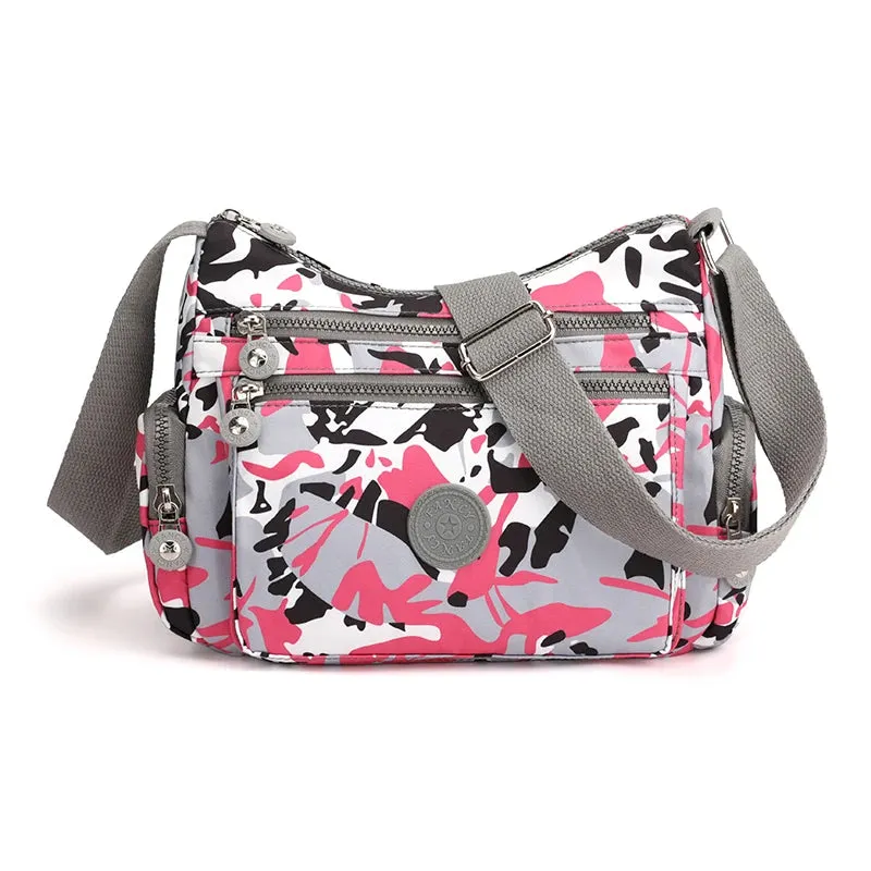 Women's Fashion Shoulder Crossbody Nylon Handbag Purse Waterproof Ladies Messenger Bag