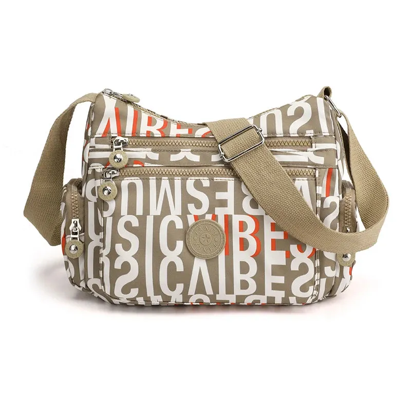 Women's Fashion Shoulder Crossbody Nylon Handbag Purse Waterproof Ladies Messenger Bag